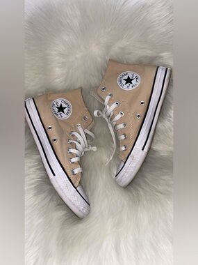 Converse High Top Sneakers - Cream Canvas